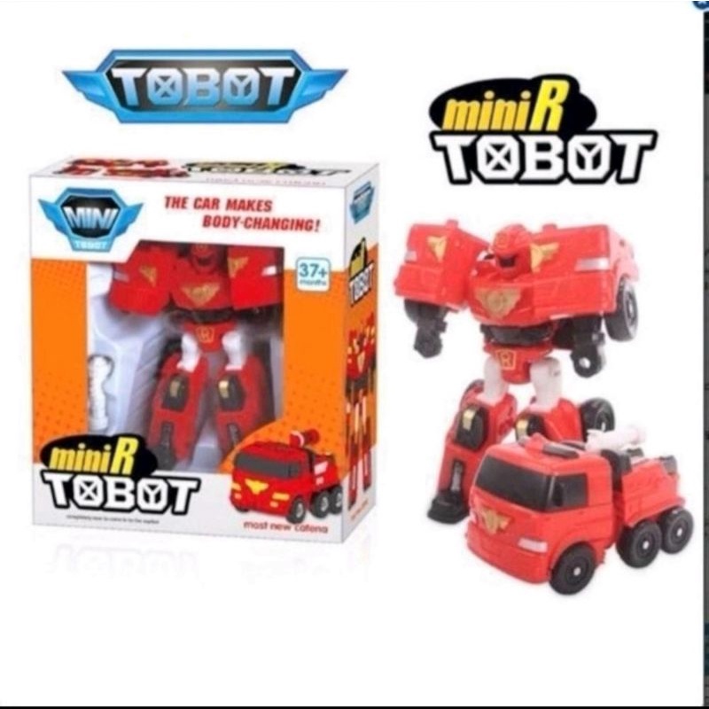Mainan tobot mobil pemadam mini R/ mainan tobot/mainan robot