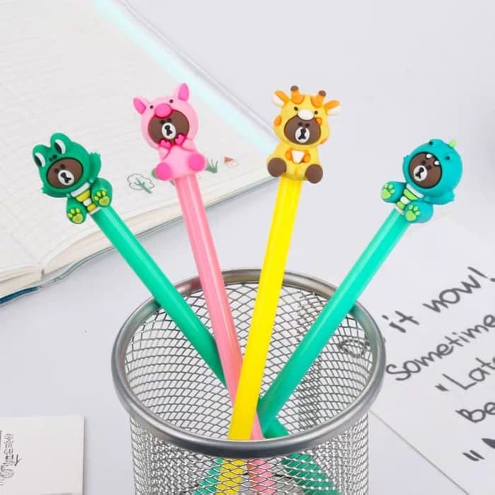 

PULPEN MURAH BROWN DINO PEN PENA ALAT TULIS SEKOLAH STATIONARY