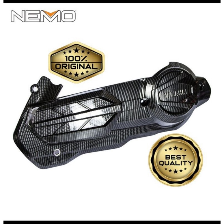 TUTUP CVT NMAX 2020 NEW COVER NEMO CARBON