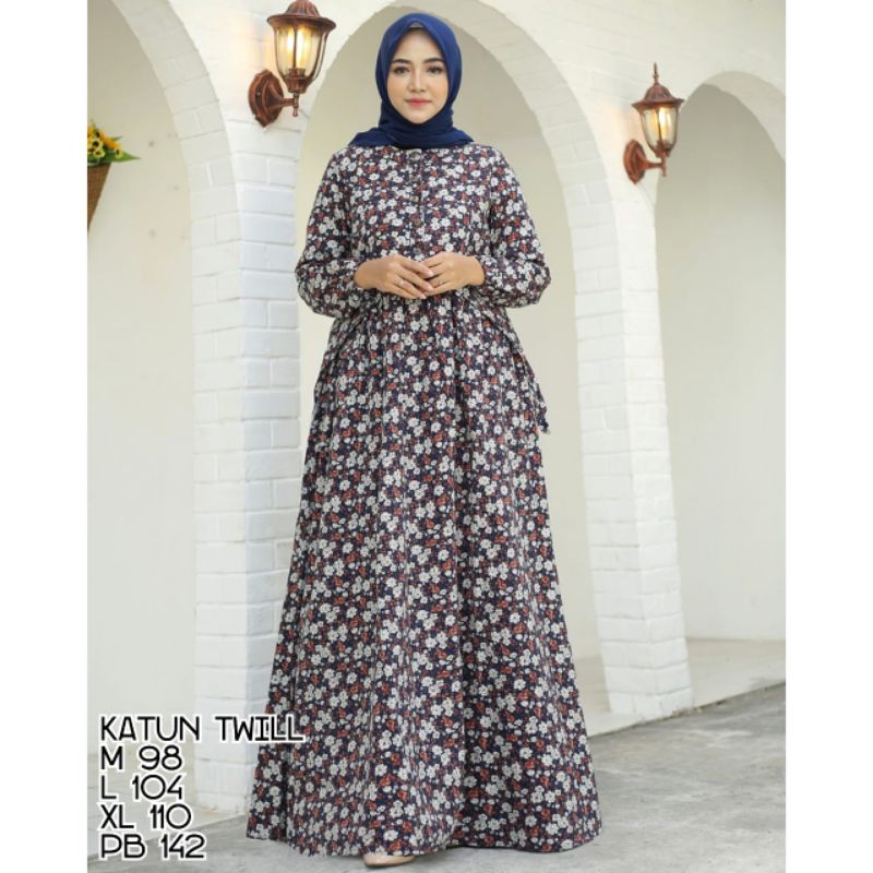 gamis cantik linen dan fanel