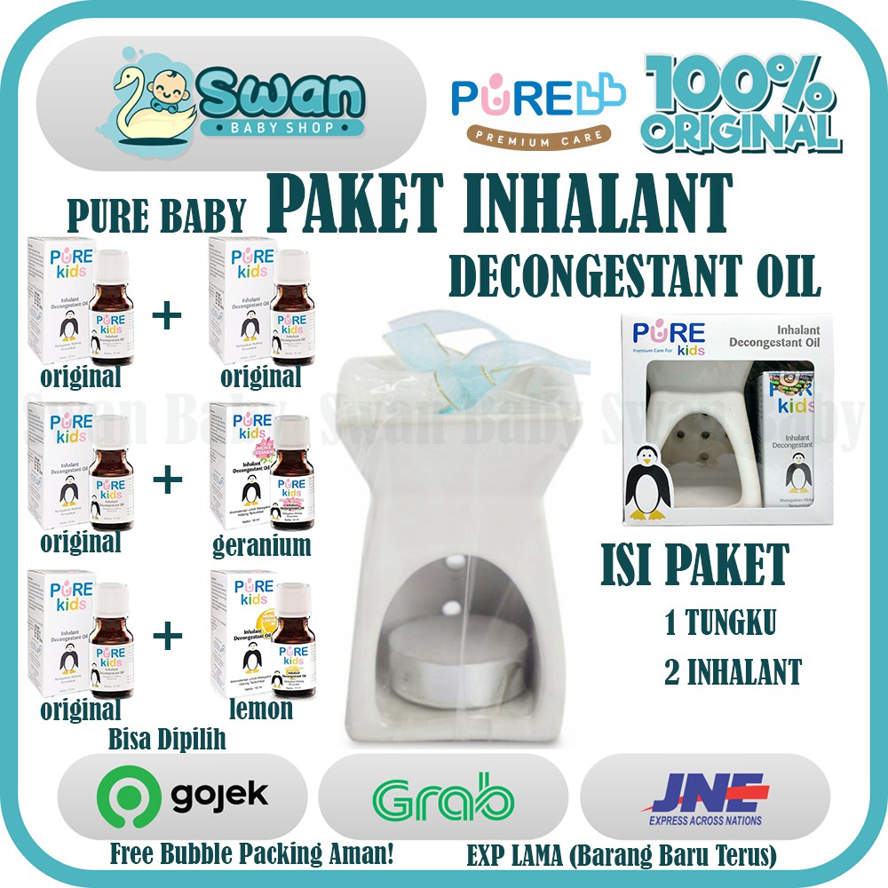 PURE BB Inhalant Decongestant Oil + Tungku