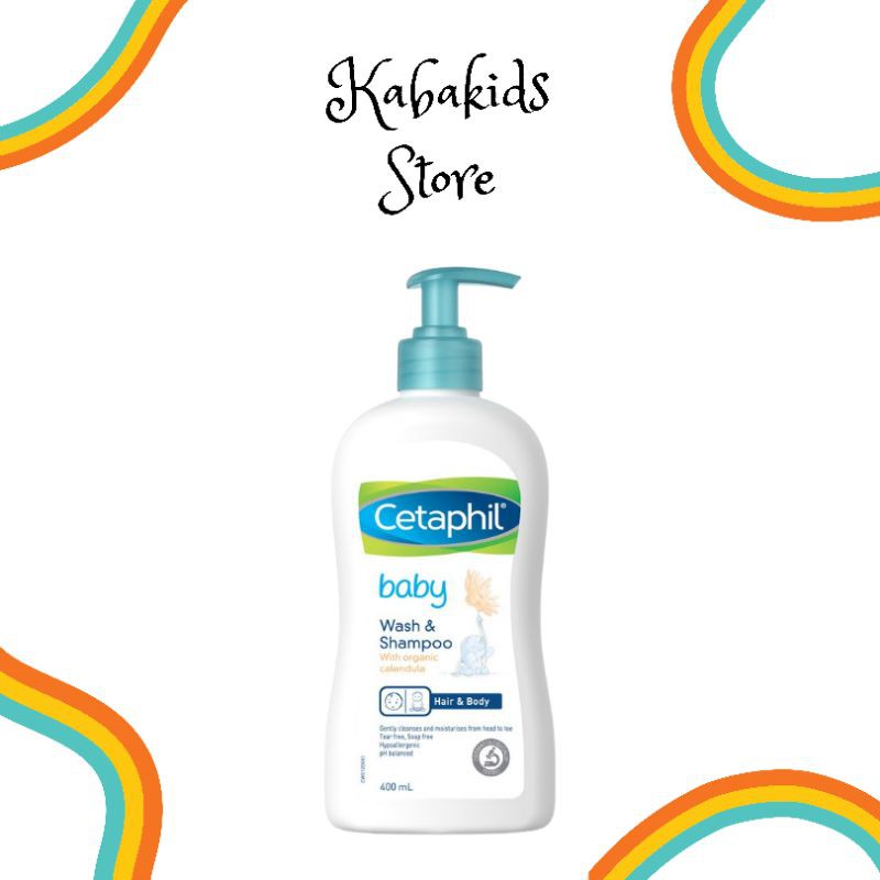 Cetaphil Baby Wash and Shampoo Calendula 400 ml. -  Kabakids Store