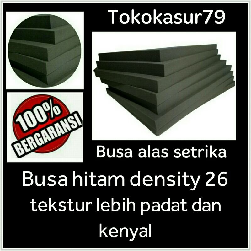 Busa alas setrika  jumbo premium.alas setrika (Busa hitam super).Busa .matras .alas setrika tebal.ta