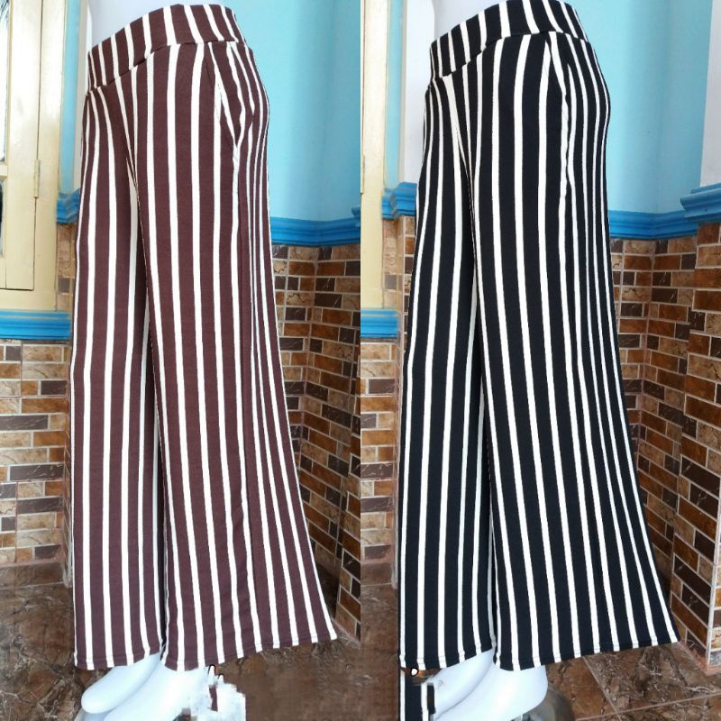 Kulot Panjang Salur Stripe