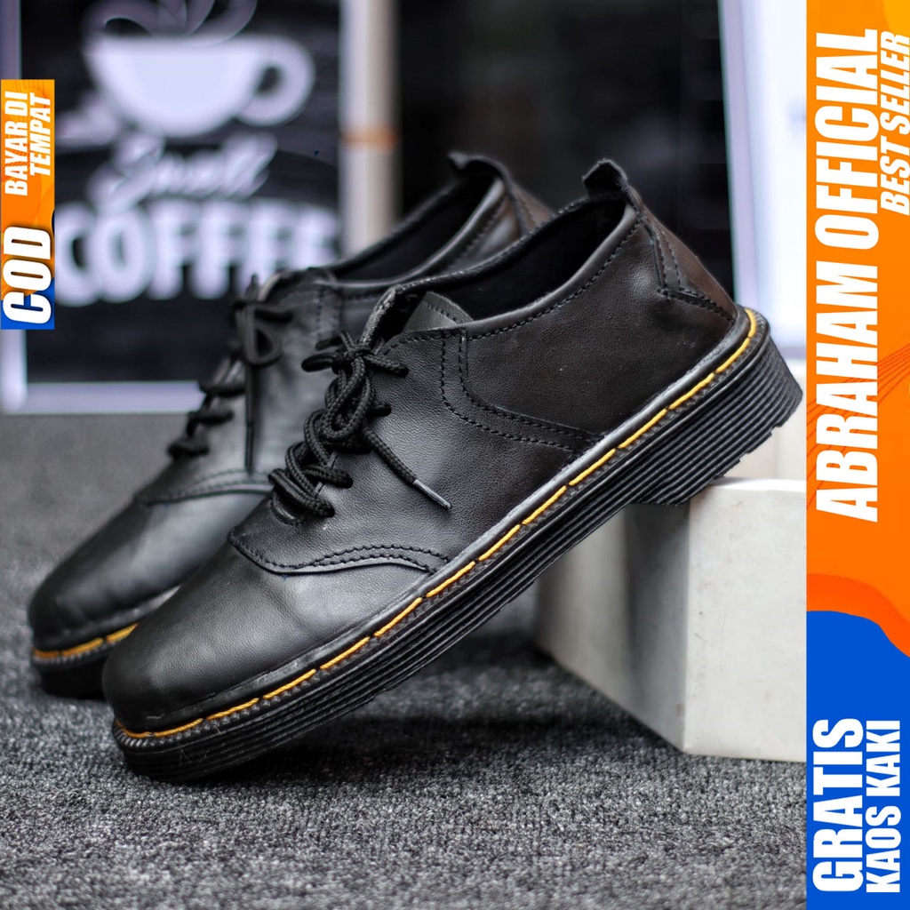 Abraham Docc - Sepatu Formal Pria Pantofel Kulit Asli