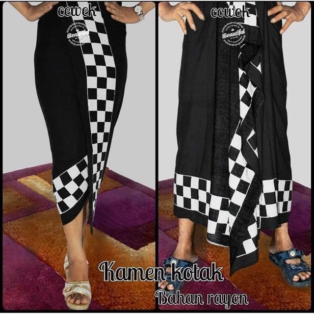 Kamen lembaran bali couple rayon catur | kamen bali