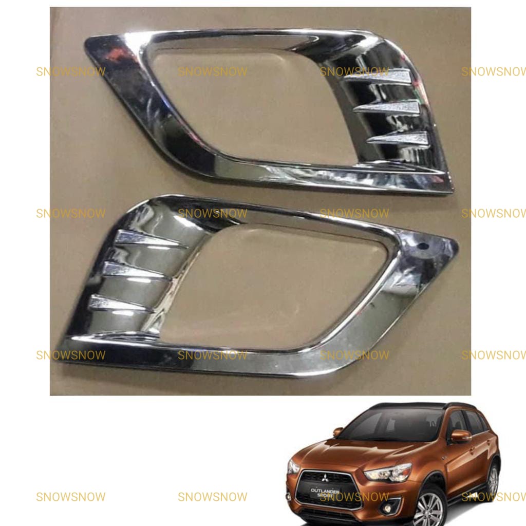 Cover Fog Lamp Mitsubishi Outlander Foglamp Chrome