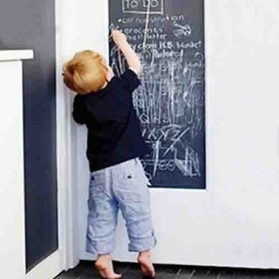 

DIY Blackboard - Whiteboard Wall Sticker 45*200 - Papan Tulis Stiker Hitam - Putih