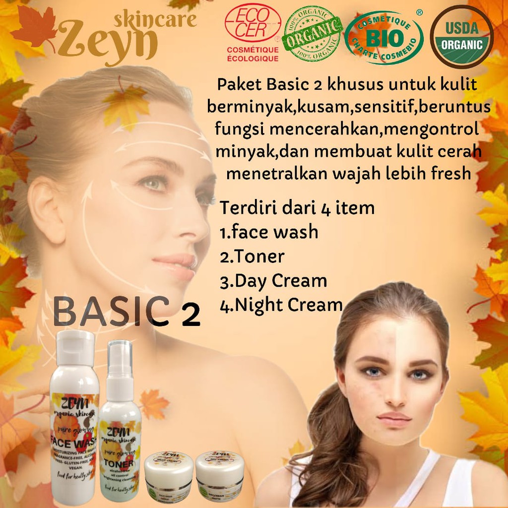 Paket Basic 2 Expert Zeyn Skincare Organic