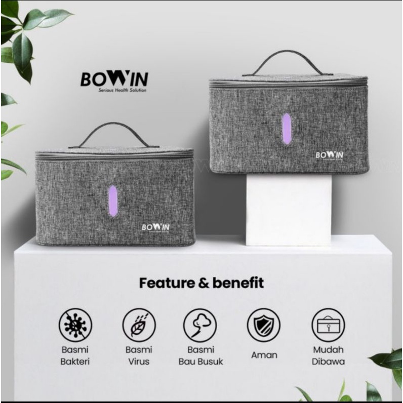 Bowin Tas UVC Sterilzer (Box Lampu Desifeksi Bakteri, Kuman, Virus)- UVC BAG