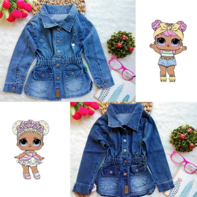 JAKET ANAK PEREMPUAN MURAH BRANDED MATAHARI/ JAKET JEANS ANAK CEWEK MURAH / JAKET HIPOFANT MURAH