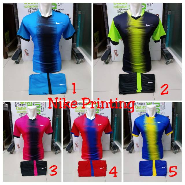 Setelan jersey bola NK a010 printing