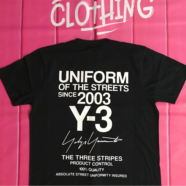 Y-3 YOHJI YAMAMOTO TEE / GRAPHIC TEE / HYPE TEE