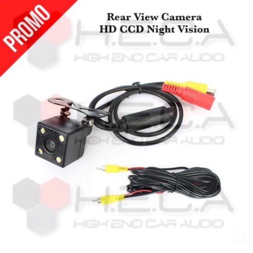 Dijual PROMO Kamera Mundur Rear View Camera HD CCD with 4 LED Parkir Parking Belakang Mobil Berkuali