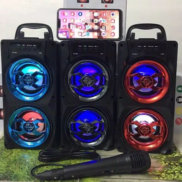 Speaker NIXNOX NX 801/802 speaker bluetooth portabel karaoke free mic-5