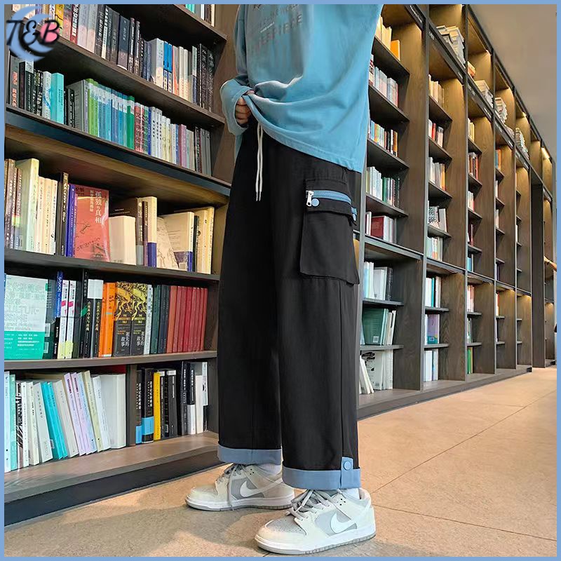 fashion baggy cargo celana pria korean style celana kargo pria panjang jumbo celana cargo premium pria wanta unisex saku pants kargo kulot