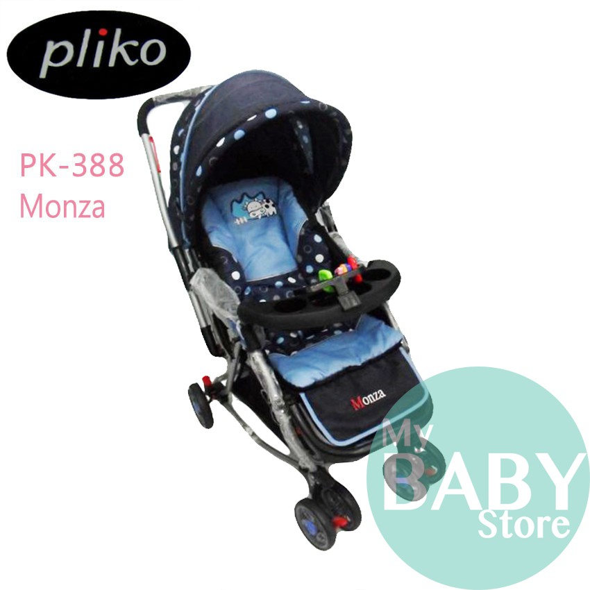BY-2033 Pliko Pk-388 Monza Baby Stroller - Kereta Dorong Bayi (Biru) Murah