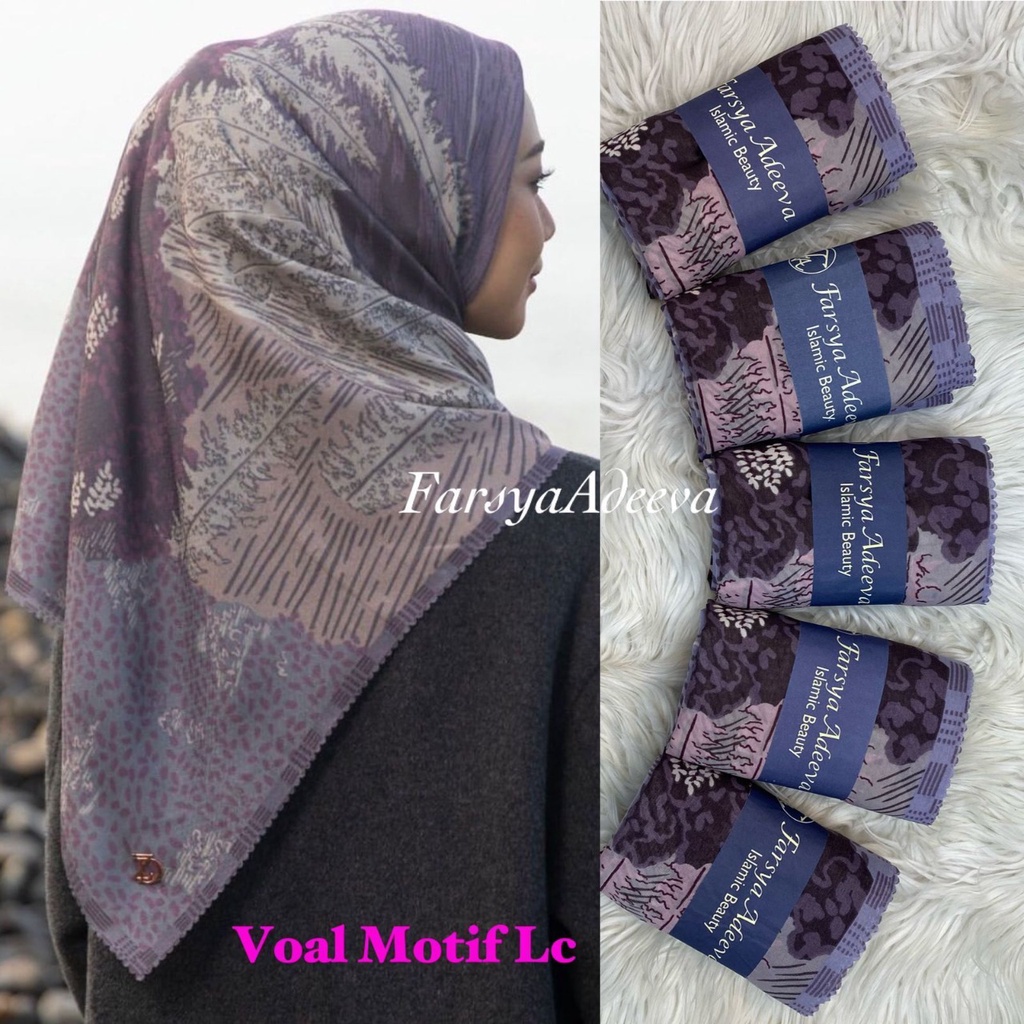 Segiempat Motif Terbaru Kerudung segiempat motif Deenay Kw Lasercut Hijab Segiempat Motif Bahan Voal Jilbat Segiempat Motif Termurah Safa Hijab