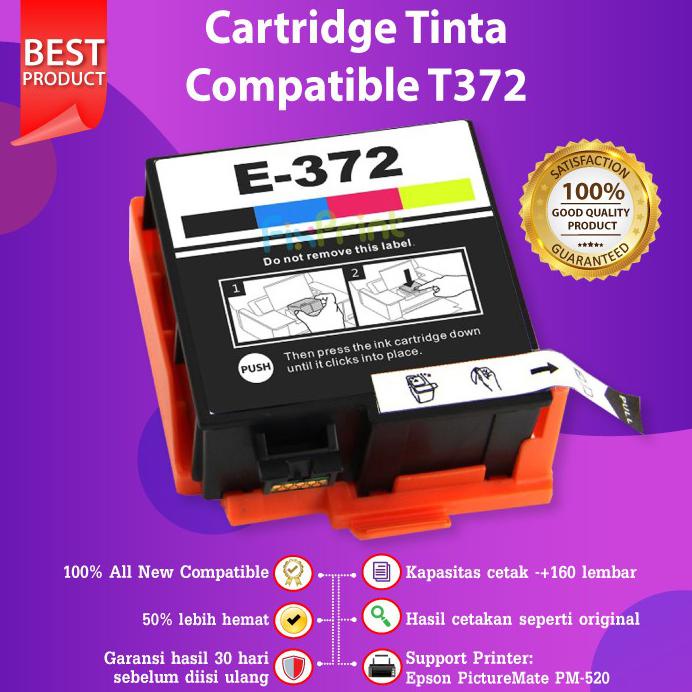 Tinta Epson 372 T372 Cartridge Compatible Printer Picturemate Pm-520