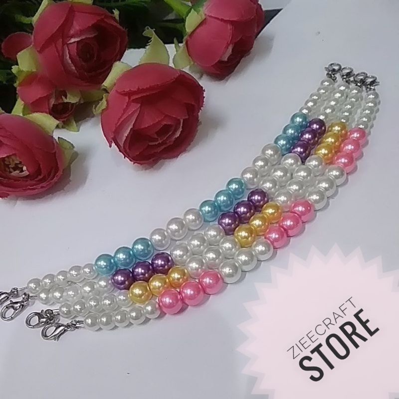 Konektor Hijab Mutiara Warna Cantik