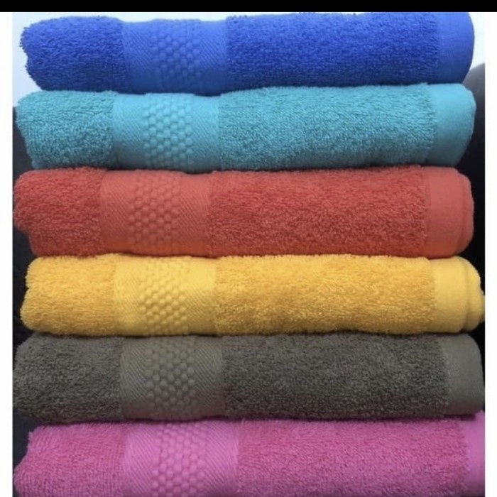 HANDUK HOTEL BESAR Polos 70 x 140 cm WARNA PREMIUM BATH TOWEL 5 STARS