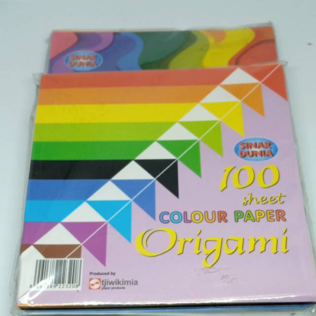 Kertas origami colour papaer sheet murah swalayan murah Jakarta