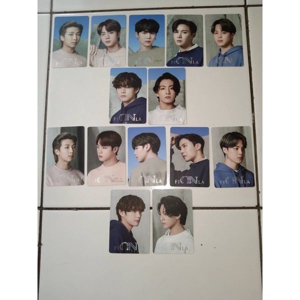 SHARING PHOTOCARDS FILA ON X BTS