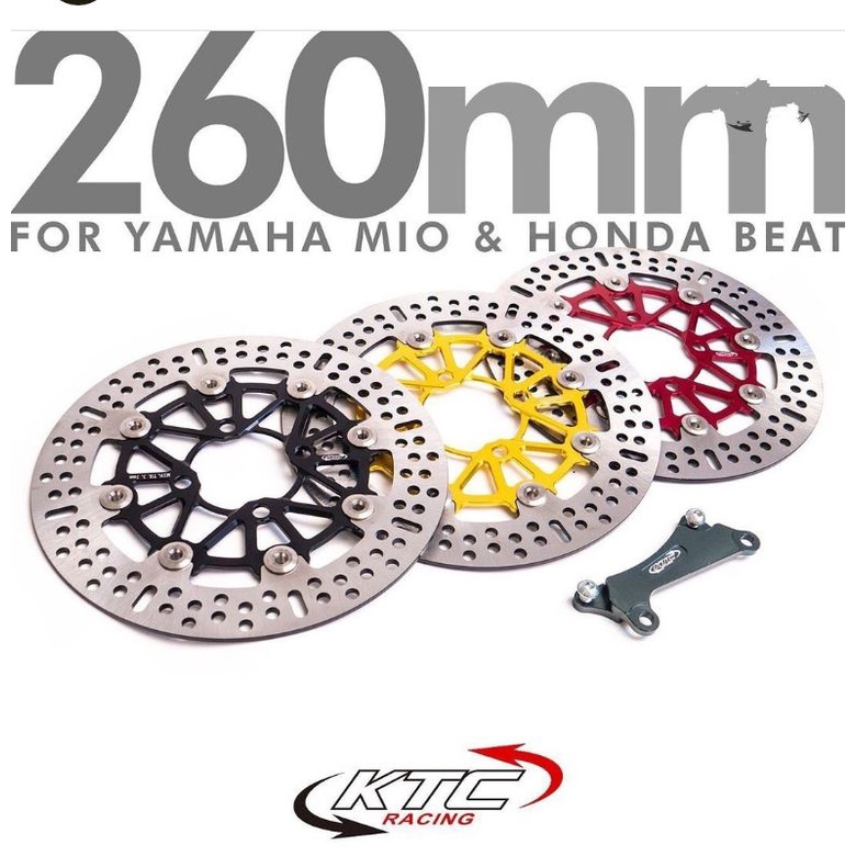 disc cakram ktc piringan ktc mio beat 260mm CNC PNP - Charmoto