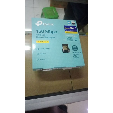 TP-LINK TL-WN725N Wireless Nano SIZE USB ADAPTER 150MBPS
