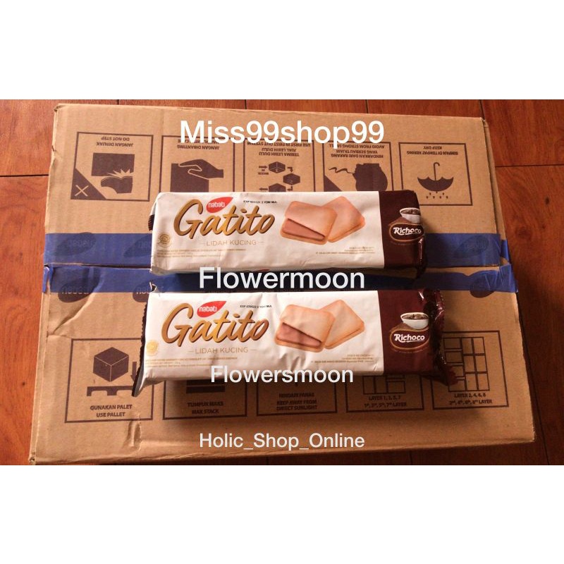 NABATI GATITO LIDAH KUCING SNACK BISKUIT KUKIS SANDWICH 128gr