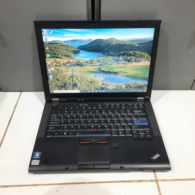 Laptop Lenovo Thinkpad T410 intel Core i5 Ram 4GB HDD 320GB Hd Graphics Layar 14 inch Windows 10 Siap pakai