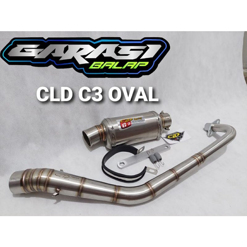 KNALPOT CLD JUPITER Z Z1 BLADE SUPRA KHARISMA SMASH C3 UNDERBONE