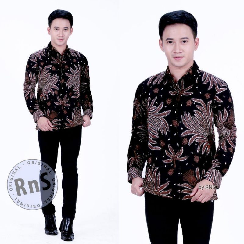 KEMEJA BATIK ANAK  BAPAK LENGAN PENDEK Batik Couple Ayah Dan Anak Laki Laki Modern