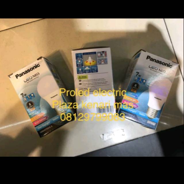 Lampu led bulb panasonic 7w 7 watt lampu bulb led panasonic plafon downlight 7w