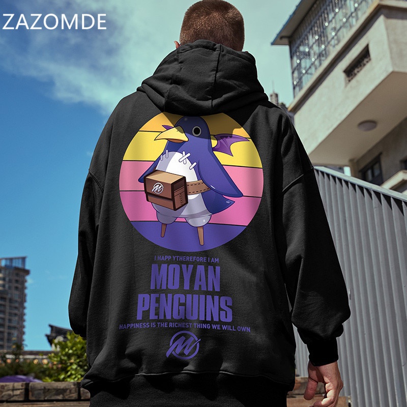 Jaket Sweater Hodi Oversize Pria Korea Sweter Hody Harajuku Big Size Laki Laki Switer Distro Keren C