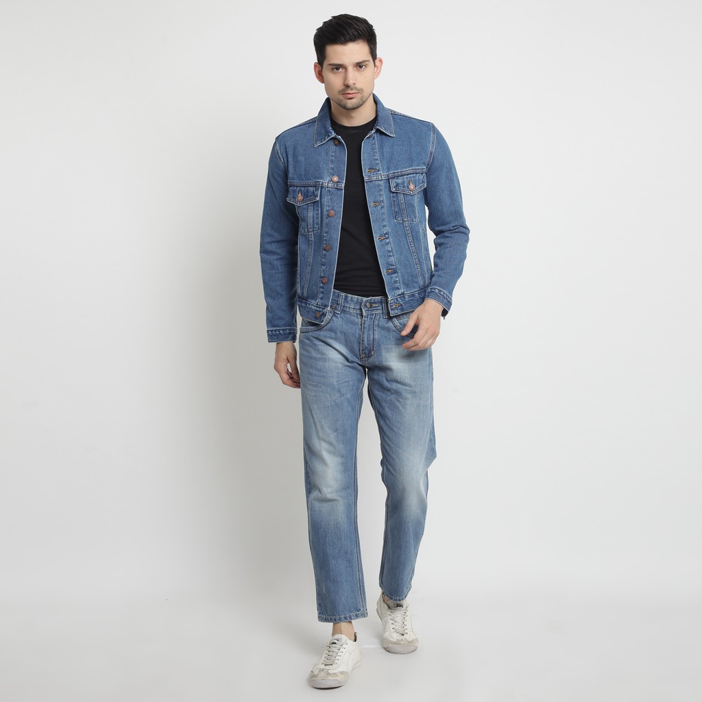 JAKET MURAH COCOK LEBARAN HARI RAYA / Edwin Jaket Jeans Unisex Manhattan 02 Slim Fit