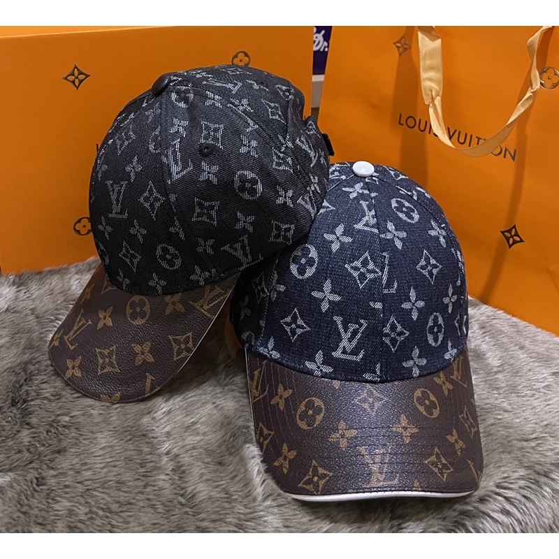 Topi LV Louis Vuitton monogram denim