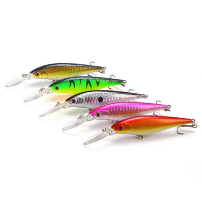 deep crank sinking minnow lure umpan pancing 11cm / 9.5gram