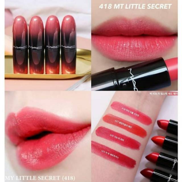 mac love me lipstick my little secret