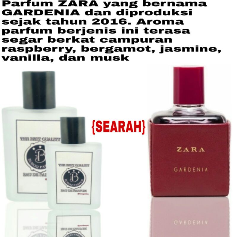 PARFUM WANITA WANGI TAHAN LAMA ZAR4 GARDENIA NON ALKOHOL -INSPIRED-