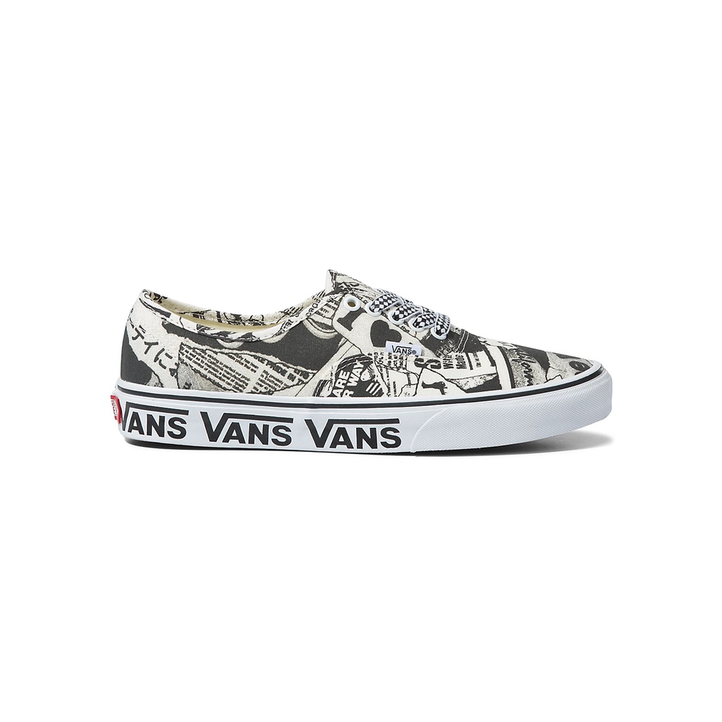 SEPATU VANS OFF THE WALL | AUTHENTIC VANS COLLAGE BLACK WHITE