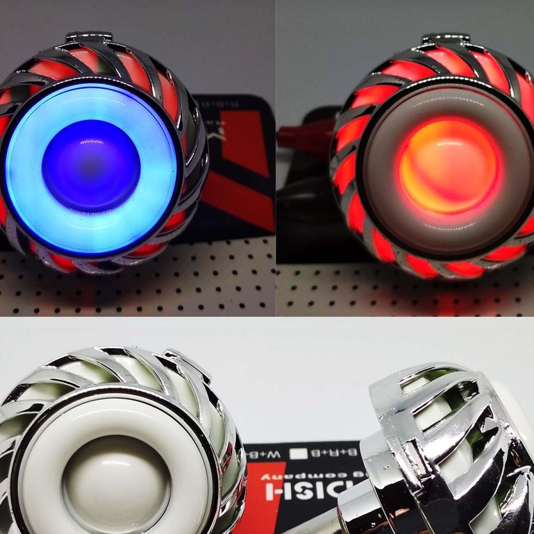 Lampu Rem Belakang Projie Lampu Stop Rem Motor Model Spiral Kipas Variasi Beat Vario Mio Fino