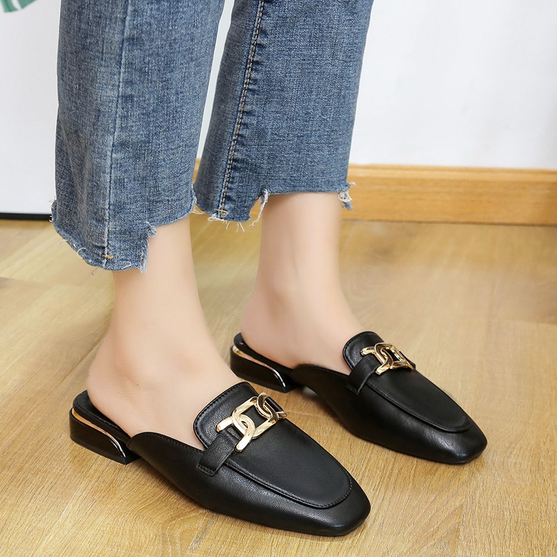 Sendal Flat Wanita GO14 Sendal Abigaal Import