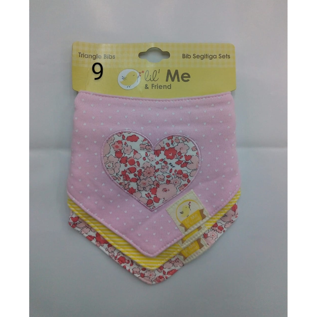 Mom's Care Triangle Bibs motif baru (Slaber Segitiga Lil&quot;me)