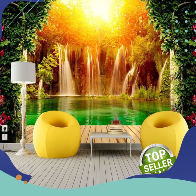 17+ Pola Pemandangan Air Terjun - Foto Pemandangan HD