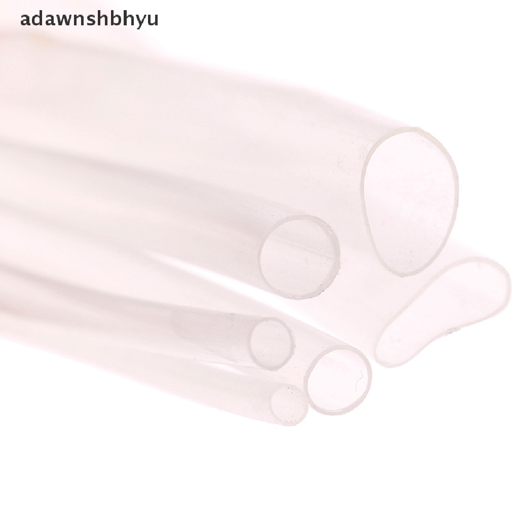 Adawnshbhyu 1.5-6mm Transparan Heat Shrink Heatshrink Tube Isolasi Tubing Wire Sleeve