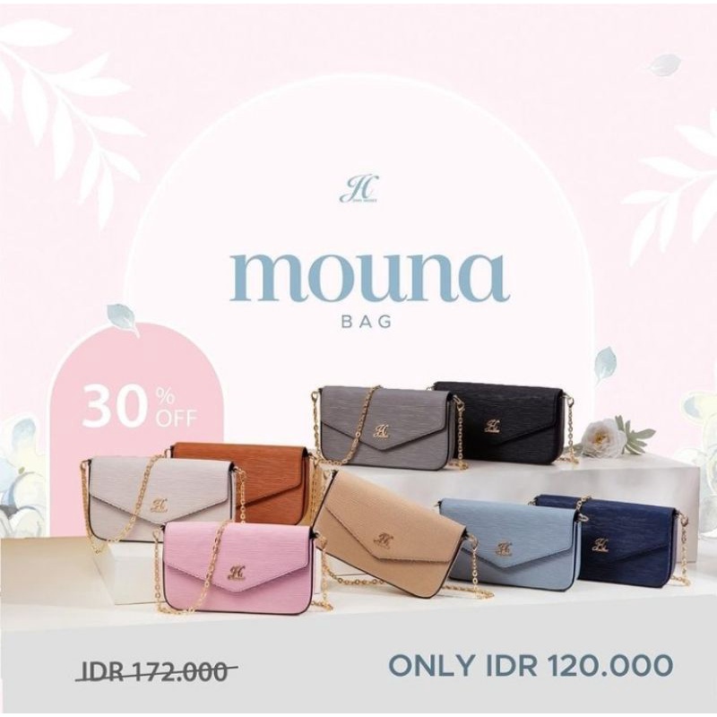 JH MOUNA✅JIMSHONEY TAS WANITA MOUNA SIMPLE BAG FREE EXCLUSIVE BOX