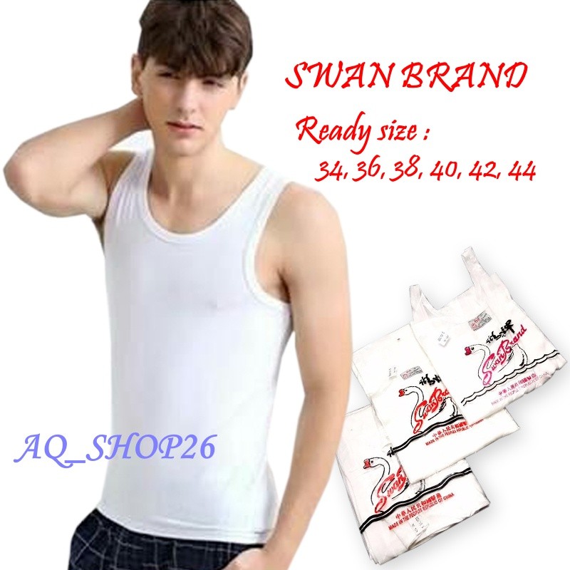 SINGLET/Kaos Dalam Pria SWAN BRAND Murah Singlet SWAN BRAND