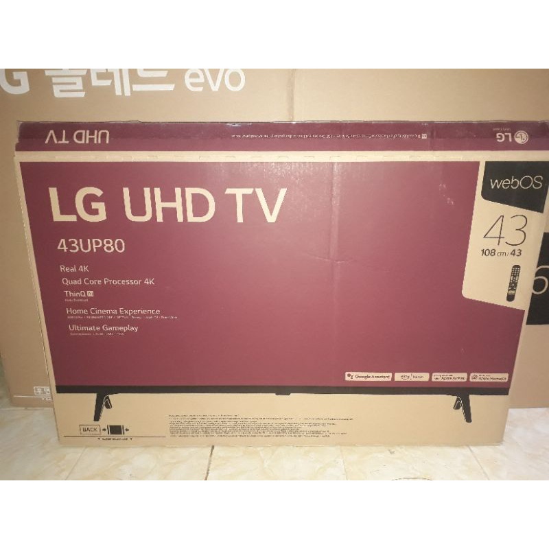 

kardus TV 43 inch free Styrofofoam