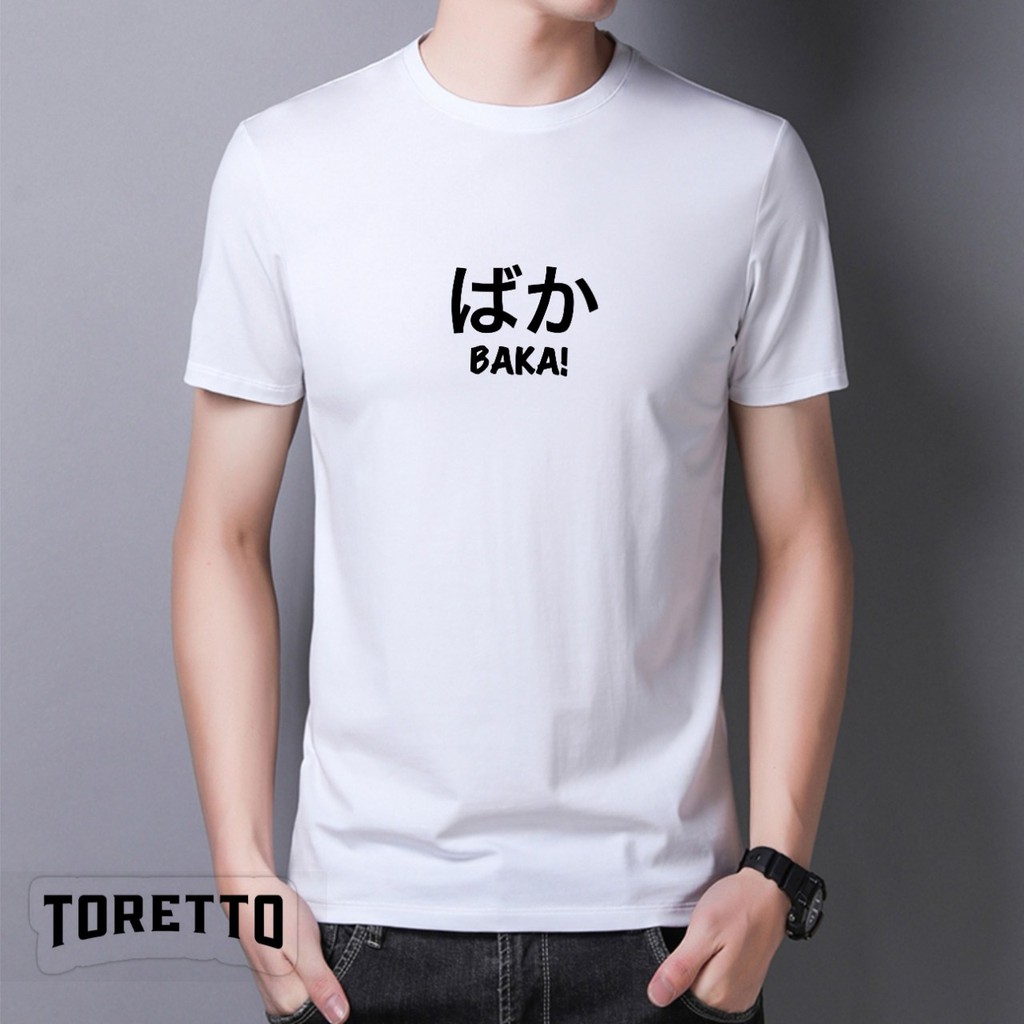 TORETTO-BAJU KAOS DISTRO BAKA || ATASAN UNISEX TERLARIS || KAOS LOGO KEKINIAN || SABLON DTG